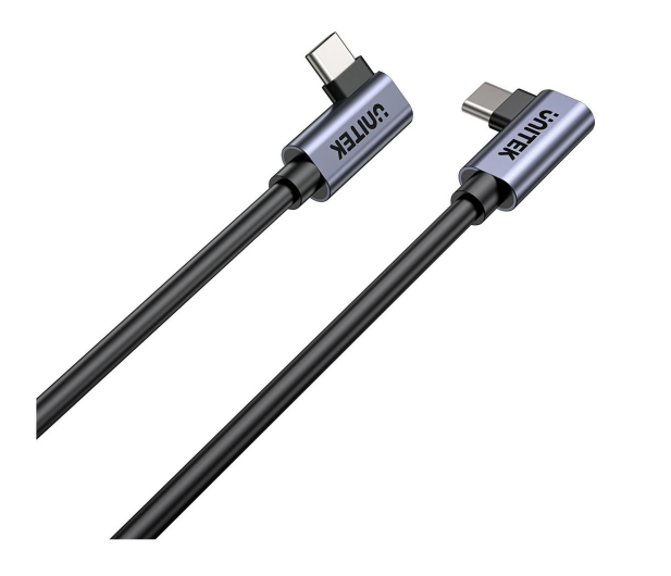 UNITEK kątowy podwójny USB-C 1m C14147ABK01-1M - 1455225 - zdjęcie 2